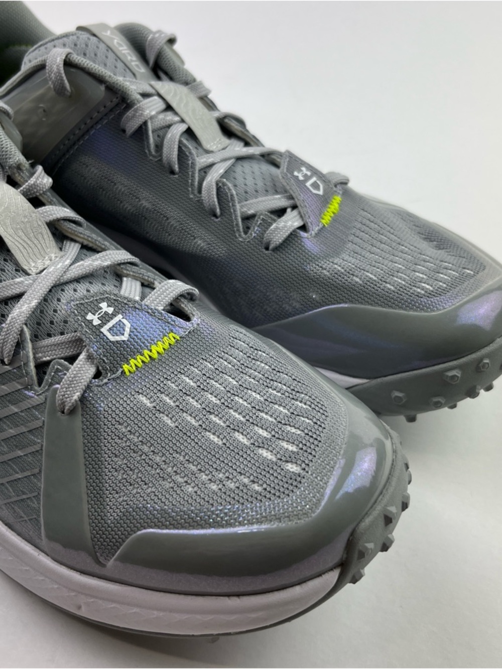 Under Armour UA Yard Turf Mens Size 8.5 Baseball Shoes Grey 3025593-102 - Picture 9 of 12